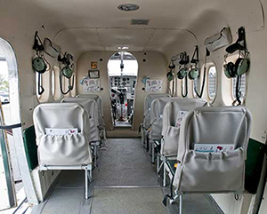 Inside of Turine Otter Amphibian Seaplane