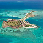 Aerial of Dry Tortugas National Park