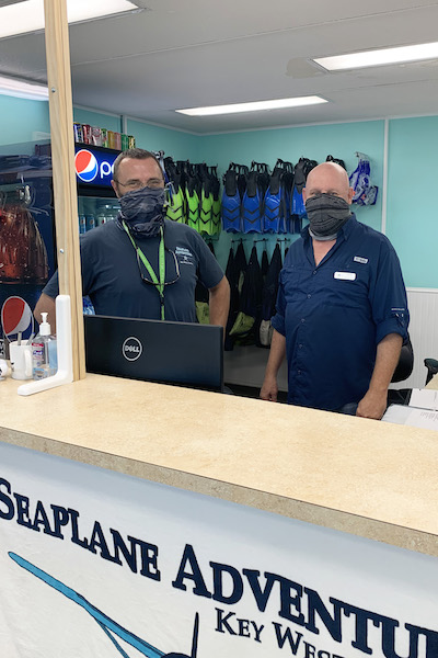 Masks at check-in