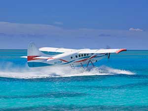 Key West Seaplane Taking Off in Gulf of Mexico