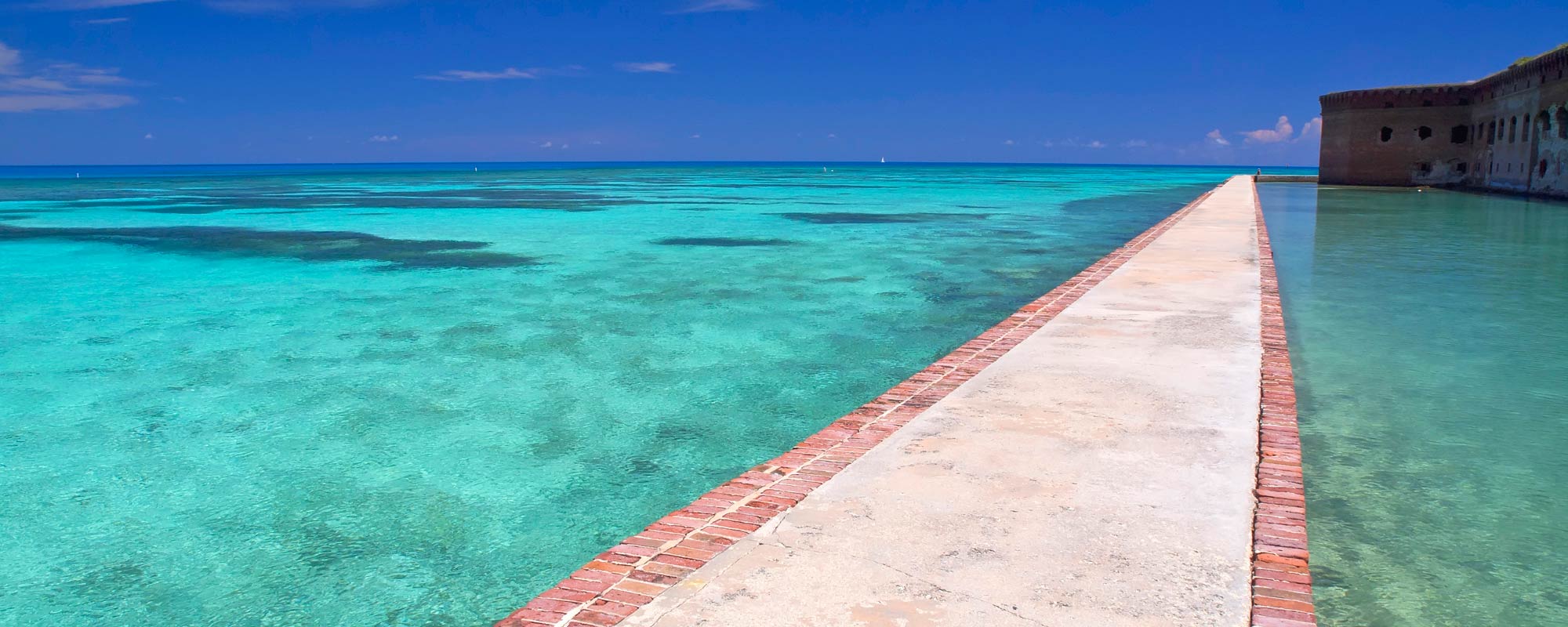 Entering Dry Tortugas National Park in the Gulf of Mexico
