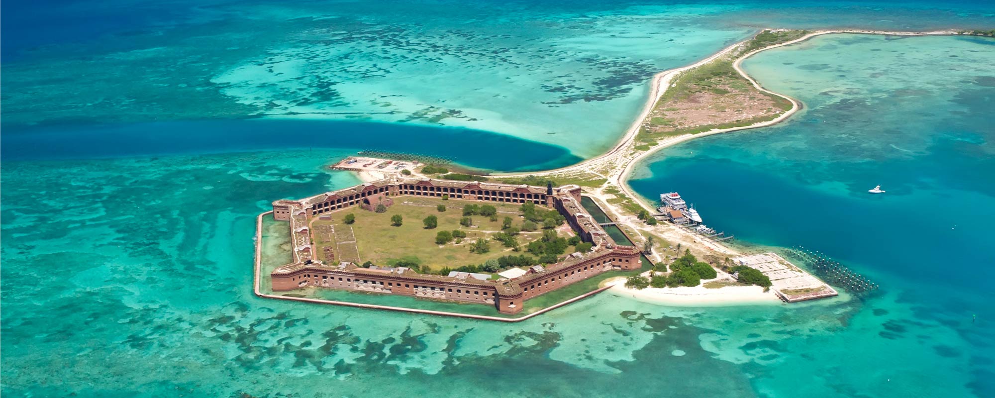Dry Tortugas National Park Aerial View