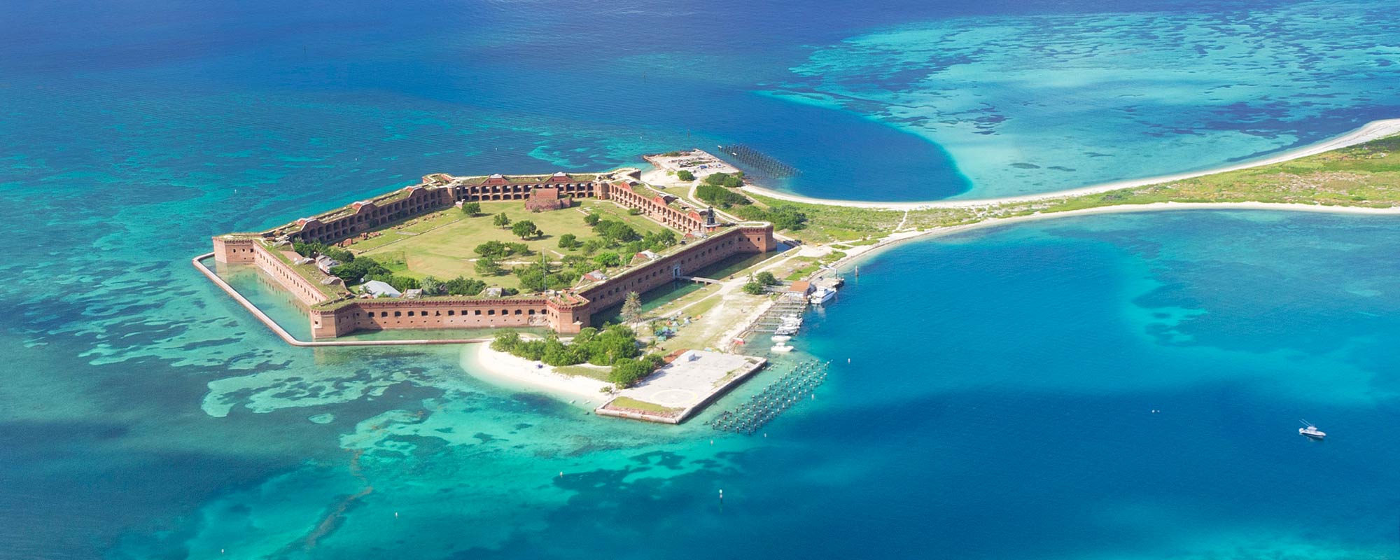Dry Tortugas National Park Aerial View from Seaplane